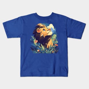 cartoon lion Kids T-Shirt